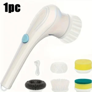 Rechargeable waterproof cleaning brush