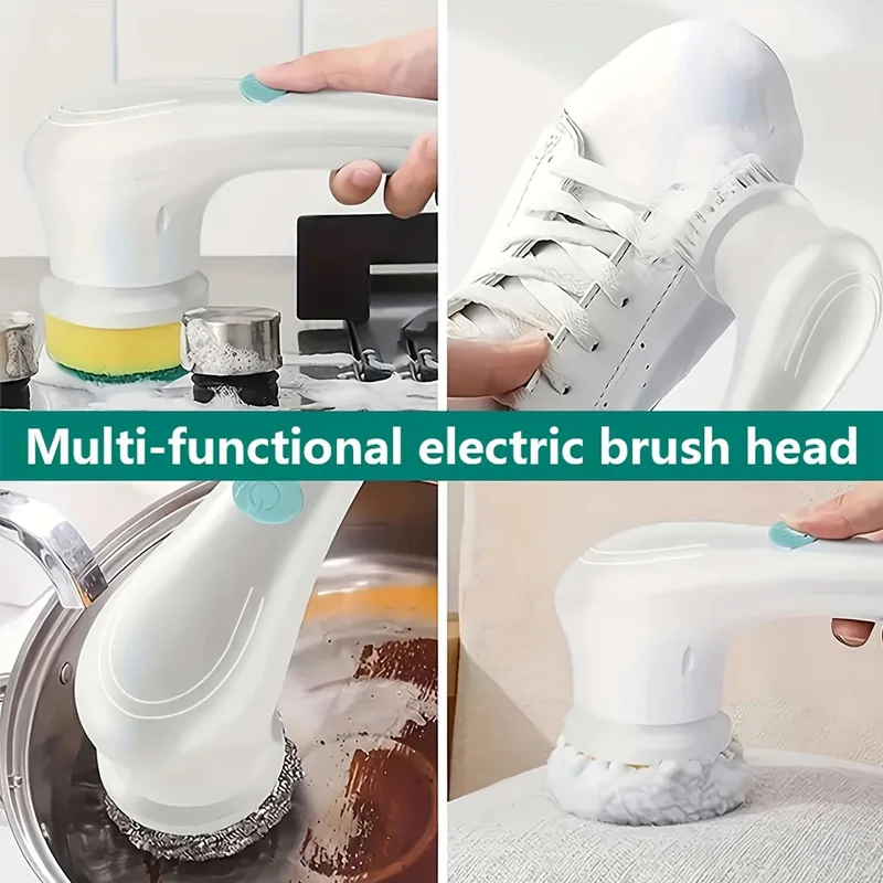 Rechargeable waterproof cleaning brush