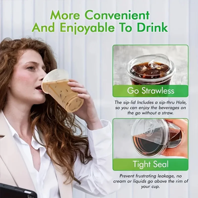 Leak-proof disposable cups