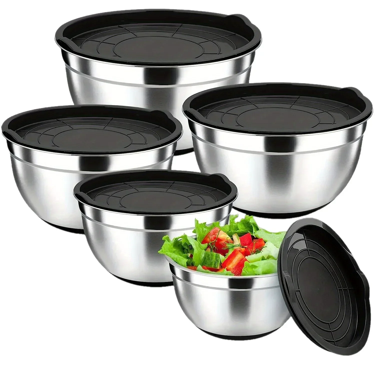 Stainless steel mixing bowls