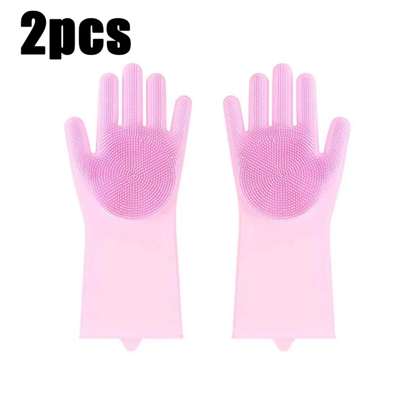 Silicone pet bath mitt
