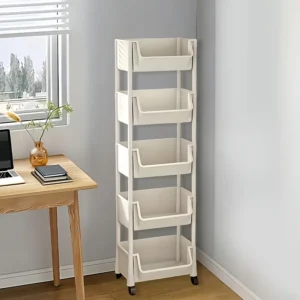 5-Tier Rolling Storage Cart