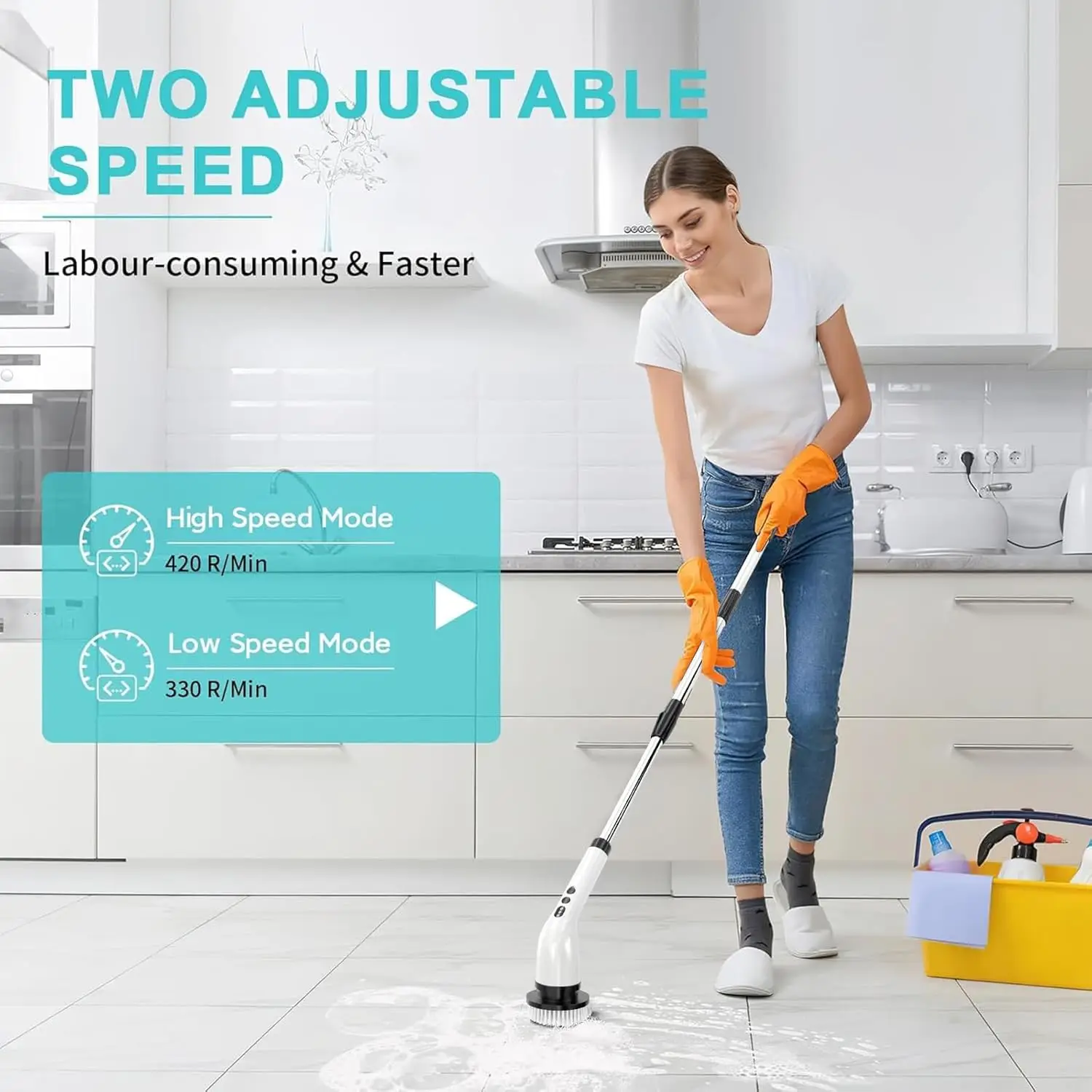 Cordless Spin Scrubber