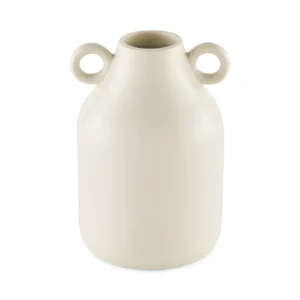 Ivory Ceramic Vase