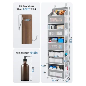 Hanging closet organizer