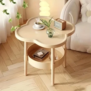 Stylish side table with storage
