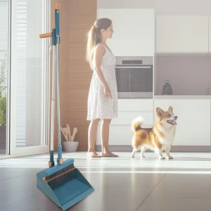 Adjustable Broom and Dustpan