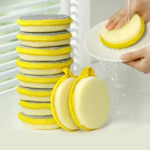 Stack of cleaning sponges